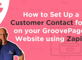 How to Set Up a Customer Contact form on your GroovePages Website using Zapier